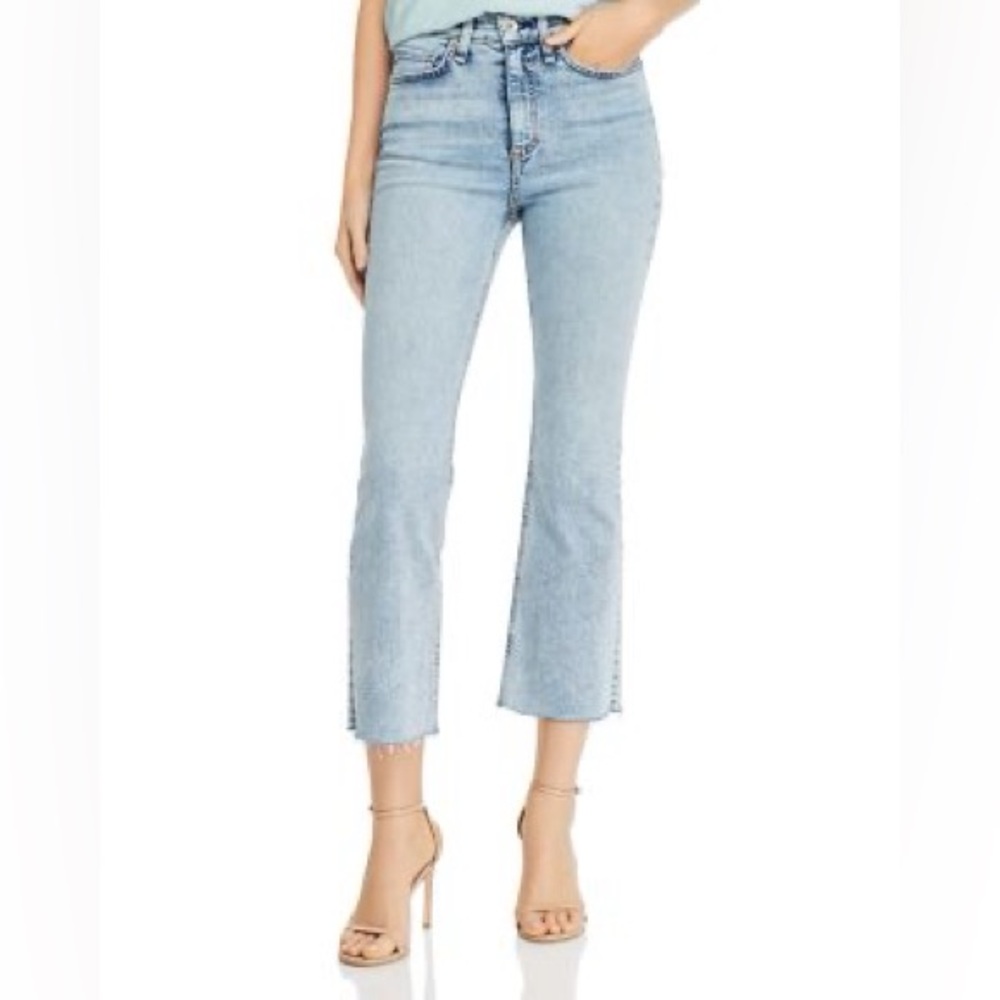 rag & bone Nina high rise ankle cropped jeans - 27